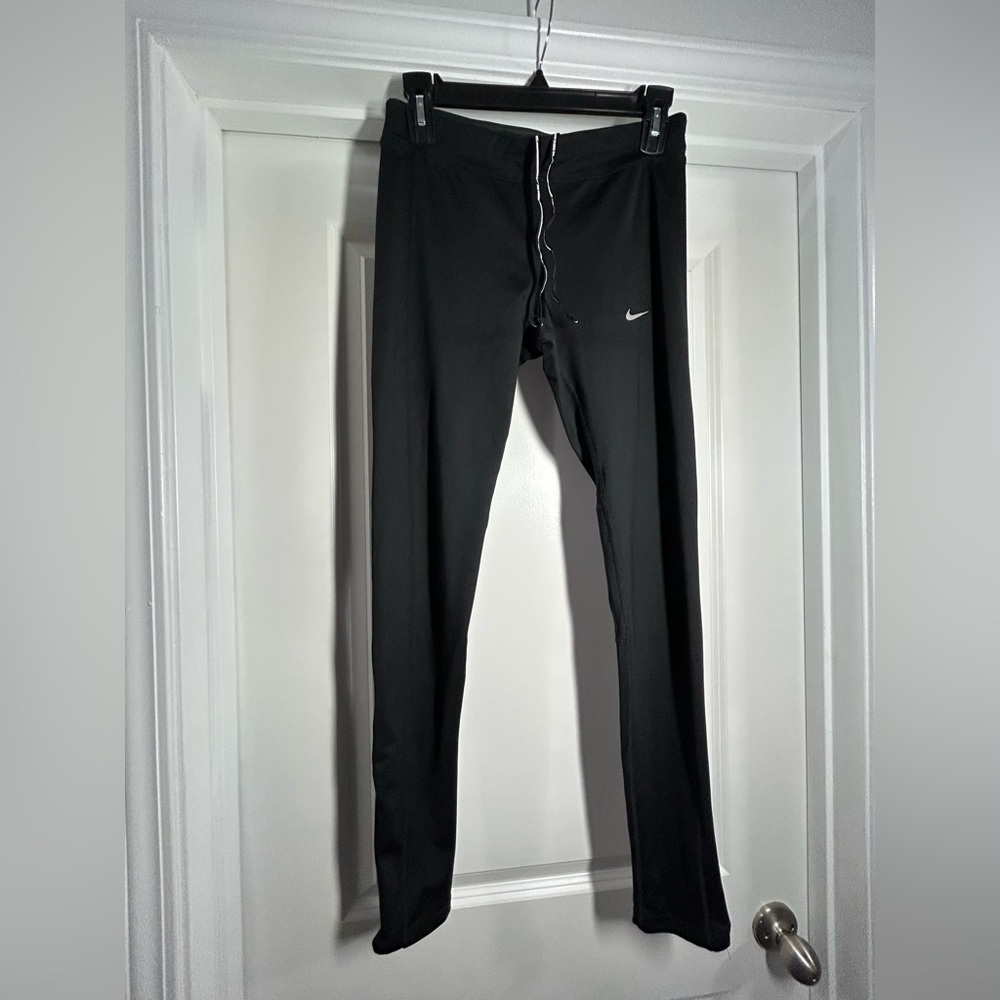 Nike Black‎ Performance Tights with ankle zip-31"